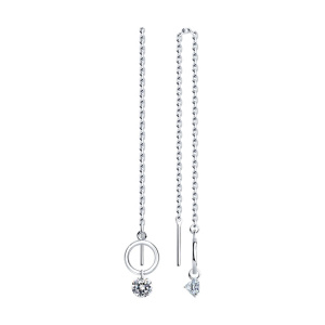 Серьги из серебра