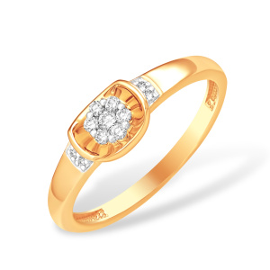 Кольцо из золота с бриллиантами