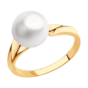 Кольцо из золота с полудрагоценными вставками