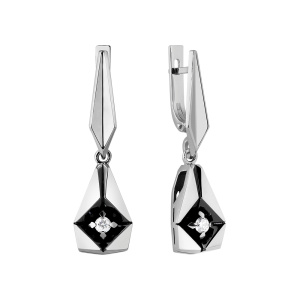 Серьги из золота Premium