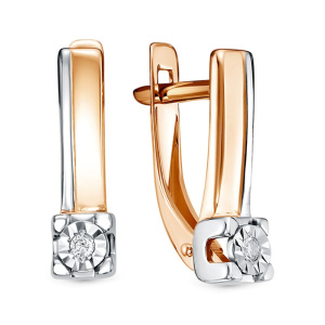 Серьги из золота с бриллиантами