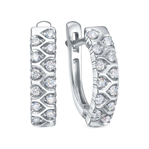 Серьги из золота с бриллиантами