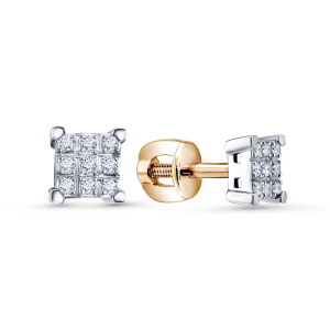 Серьги из золота с бриллиантами