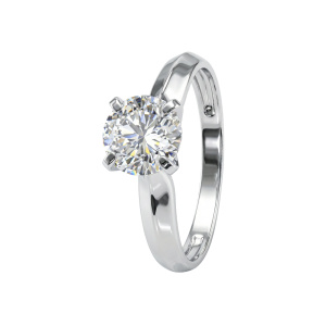 Кольцо из золота с бриллиантами выращенными