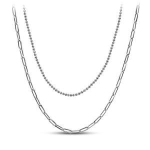 Колье из серебра