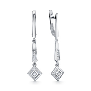 Серьги из золота с бриллиантами