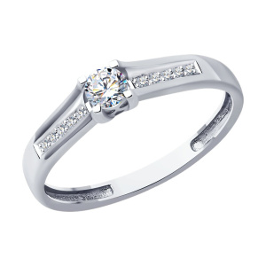 Кольцо из золота с бриллиантами