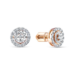 Серьги из золота с бриллиантами