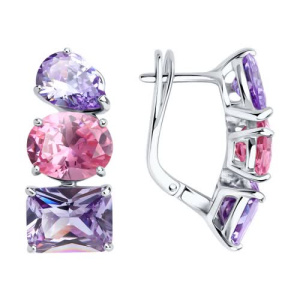 Серьги из серебра