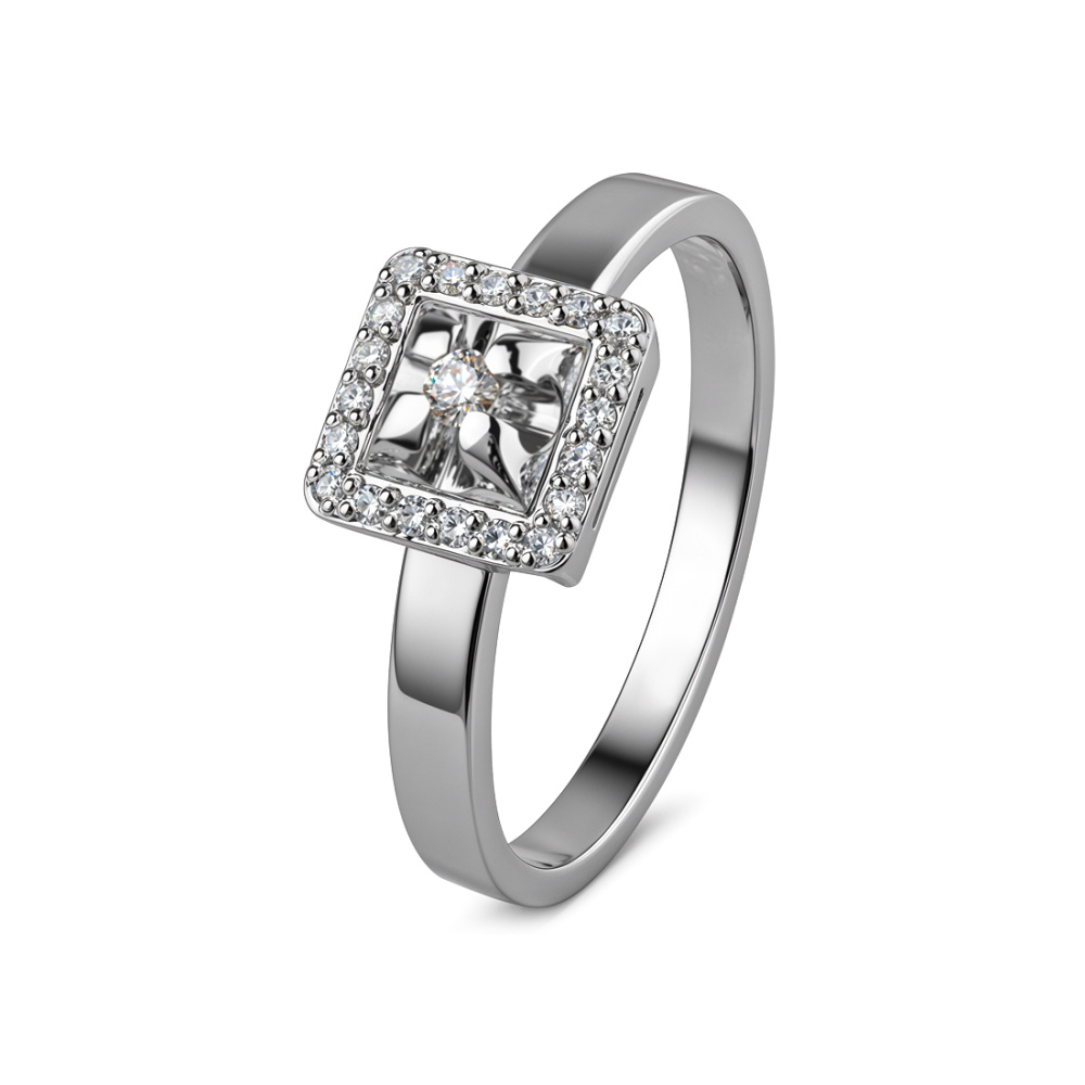 Кольцо из золота с бриллиантами