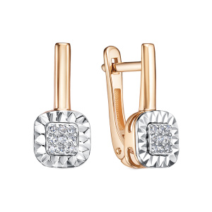 Серьги из золота с бриллиантами