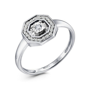 Кольцо из золота с бриллиантами