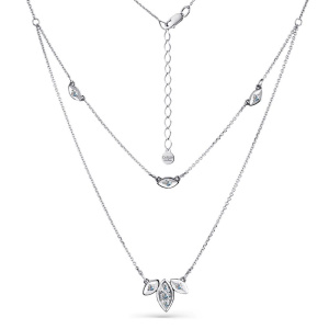 Колье из белого золота