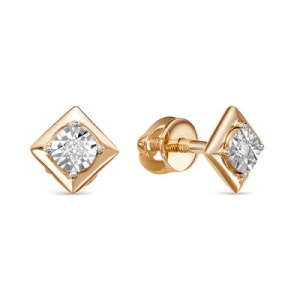 Серьги из золота с бриллиантами