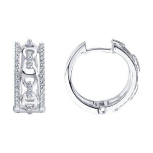 Серьги из золота с бриллиантами