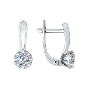 Серьги из золота с бриллиантами