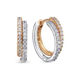 Серьги из золота с бриллиантами