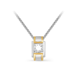Колье из серебра
