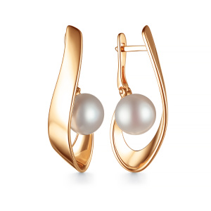 Серьги из золота с полудрагоценными вставками