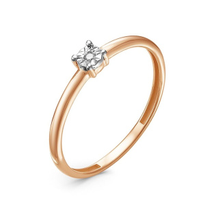 Кольцо из золота с бриллиантами