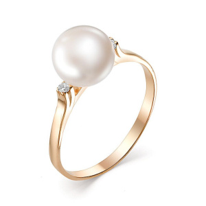 Кольцо из золота с полудрагоценными вставками