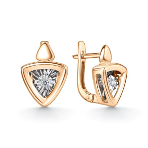 Серьги из золота с бриллиантами