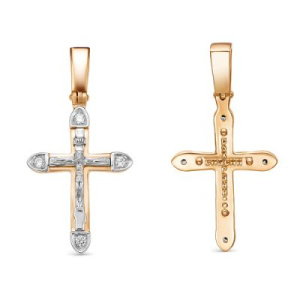 Крест из золота с бриллиантами