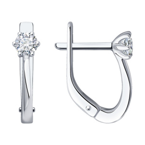 Серьги из золота с бриллиантами