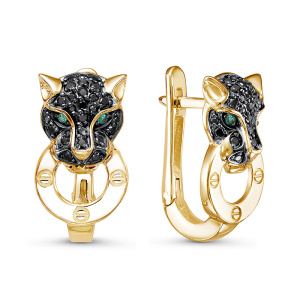 Серьги из золота с бриллиантами