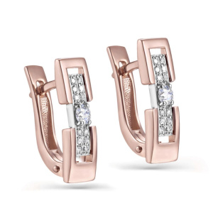 Серьги из золота с бриллиантами