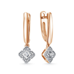 Серьги из золота с бриллиантами