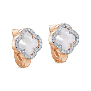 Серьги из золота Premium