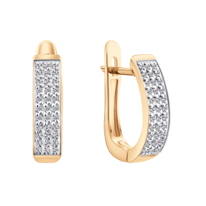 Серьги из золота с бриллиантами