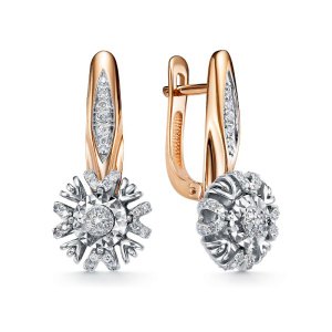 Серьги из золота с бриллиантами