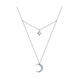 Колье из серебра