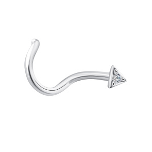 Пирсинг из золота с бриллиантами