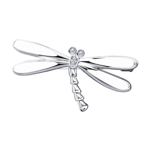 Брошь из серебра