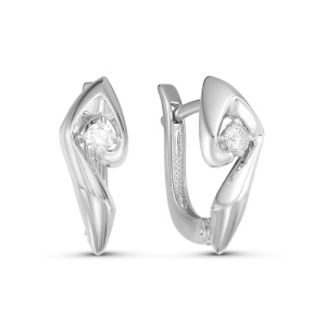 Серьги из золота с бриллиантами