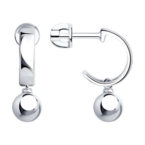 Серьги из серебра
