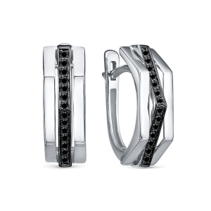 Серьги из золота с бриллиантами