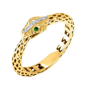 Кольцо из золота с бриллиантами