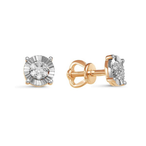 Серьги из золота с бриллиантами