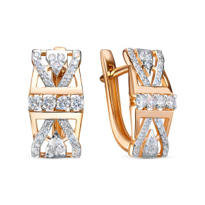 Серьги из золота с бриллиантами