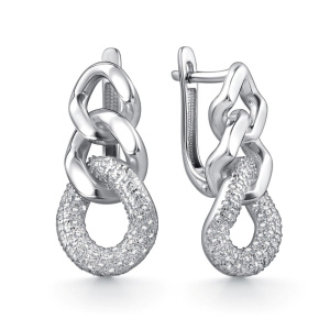 Серьги из серебра