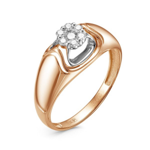 Кольцо из золота с бриллиантами