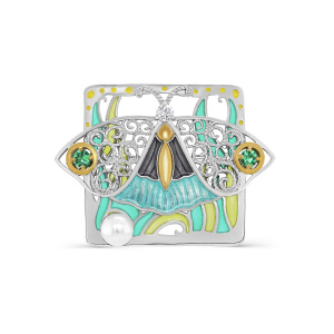 Брошь из серебра