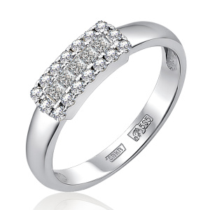 Кольцо из золота с бриллиантами