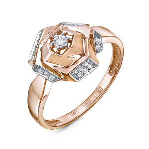 Кольцо из золота с бриллиантами