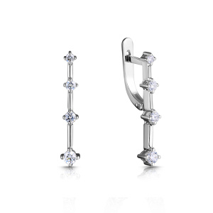 Серьги из золота Premium