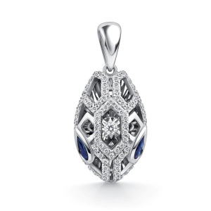 Подвеска из золота с бриллиантами